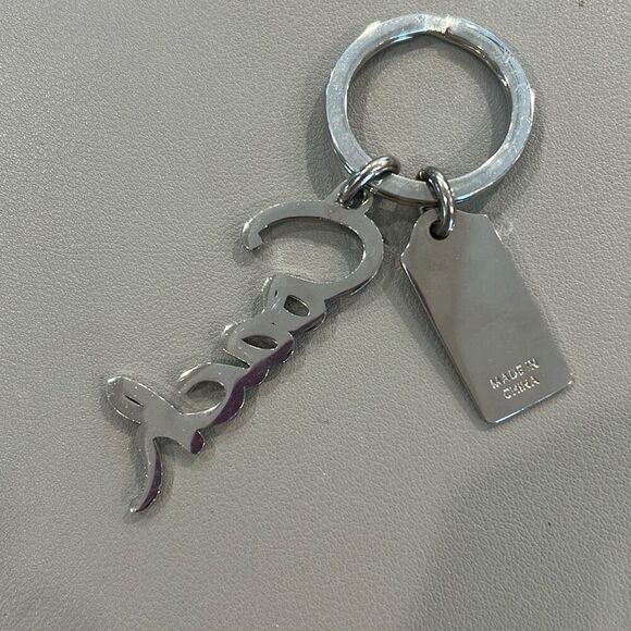 COACH Script Keychain - Picture 3 of 3